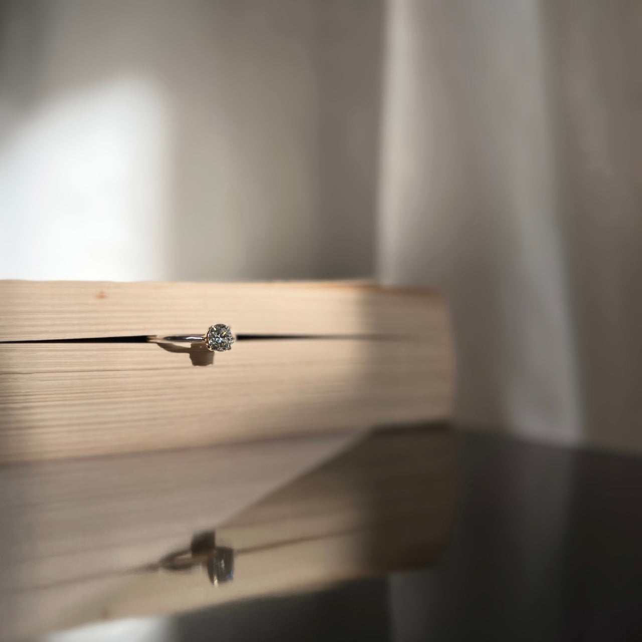 Engagement Ring｜PT950×K10YG